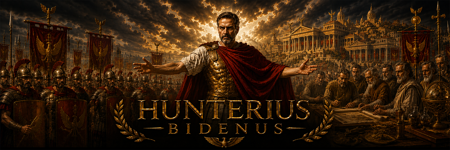 Hunterius Bidenus — Roman Emperor banner